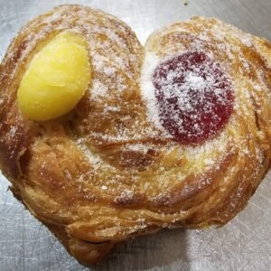 Custard & Strawberry Jam